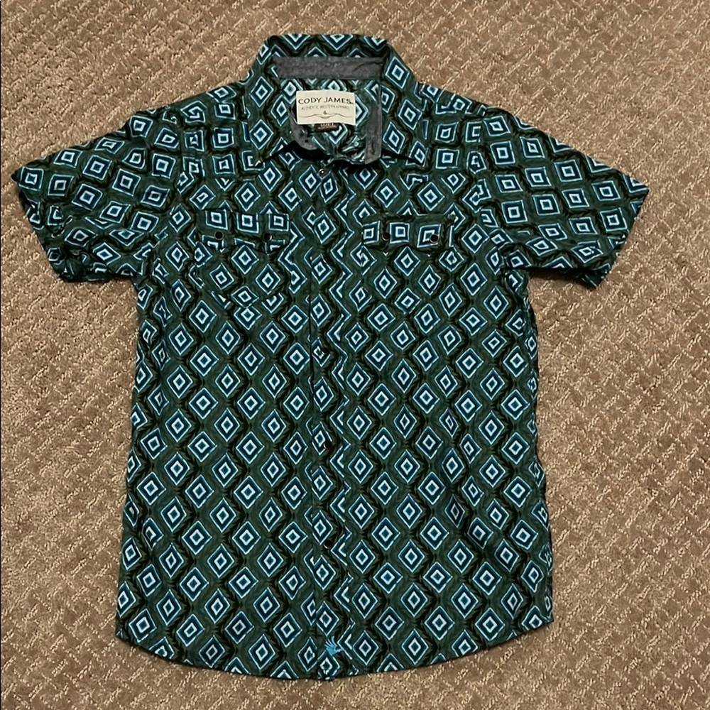 Boys Cody James button up western shirt